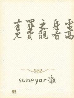 有罪之身电视剧免费观看高清在线