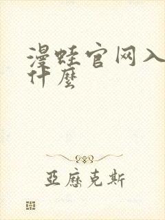 漫蛙官网入口是什么