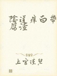 阴道痒白带呈豆腐渣