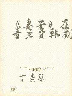 《妻子》在线观看免费韩剧高清全集封面