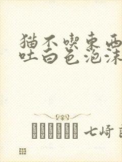 猫不吃东西,呕吐白色泡沫