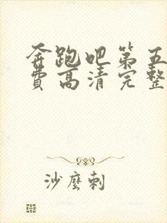 奔跑吧第五季免费高清完整版