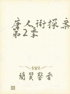 唐人街探案网剧第2季