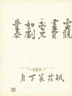 爱如永昼电视剧泰剧免费观看