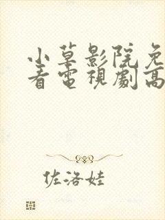 小草影院免费观看电视剧高清