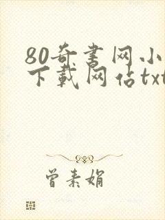 80奇书网小说下载网站txt