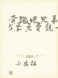 奔跑吧兄弟第15季免费观看完整版封面