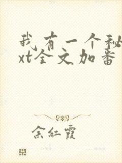 我有一个秘密txt全文加番外