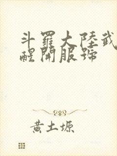 斗罗大陆武魂觉醒开服号