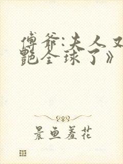 傅爷:夫人又惊艳全球了》