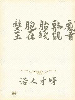 双胞胎韩剧双男主在线观看免费高清封面