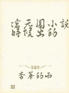 沧元图小说什么时候出的