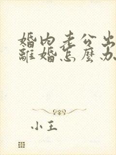 婚内老公出轨要离婚怎么办