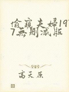 偷窥夫妇1977无删减版封面