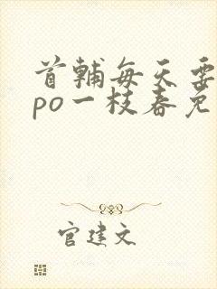 首辅每天要不够po一枝春免费阅读