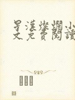 星汉灿烂小说全文免费阅读