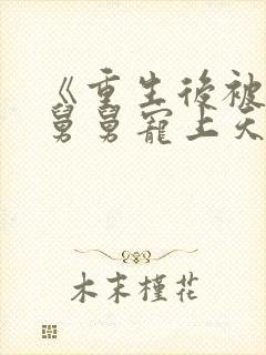 《重生后被渣男舅舅宠上天》