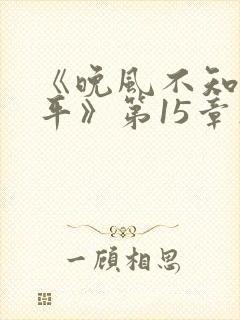 《晚风不知意难平》第15章在线阅读