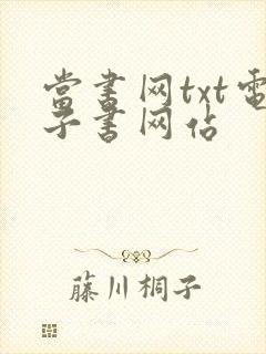 当书网txt电子书网站封面
