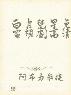 白月梵星免费版电视剧高清封面