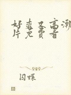 好爽又高潮了毛片免费看