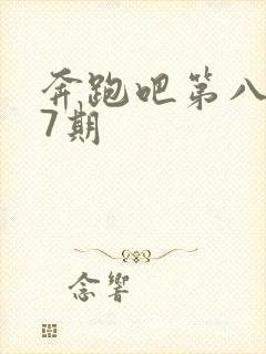 奔跑吧第八季第7期封面