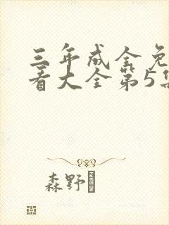 三年成全免费观看大全第5集在线播放