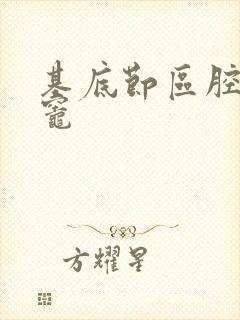 基底节区腔隙性灶封面