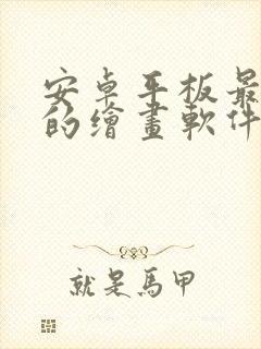 安卓平板最好用的绘画软件