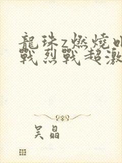 龙珠z燃烧吧热战烈战超激战国语版