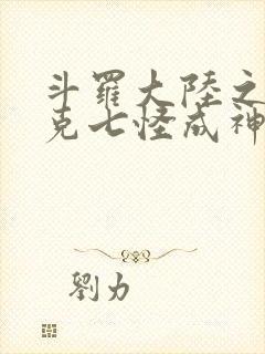 斗罗大陆之史莱克七怪成神之路小说