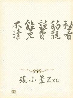 不能说的秘密高清免费观看封面