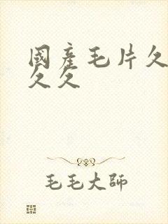 国产毛片久久久久久