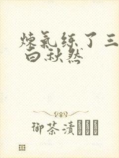 炼气练了三千年 白秋然