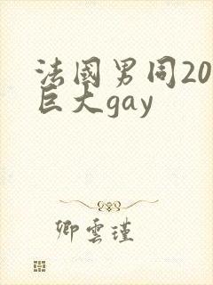 法国男同20超巨大gay