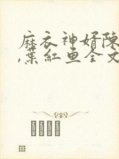 麻衣神婿陈黄皮,叶红鱼全文免费txt下载