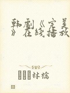 韩剧《完美伴侣》在线播放