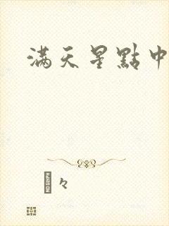 满天星点中国封面