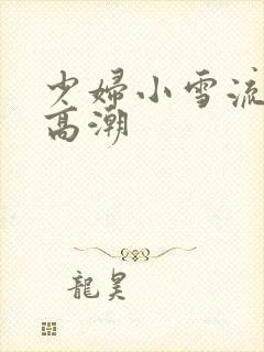 少妇小雪流白浆高潮封面
