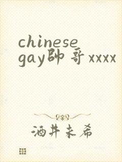 chinesegay帅哥xxxx