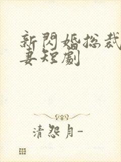 新闪婚总裁契约妻短剧