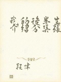 我的后半生剧情介绍分集张国立结局