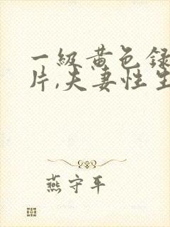 一级黄色录像影片,夫妻性生活影片封面