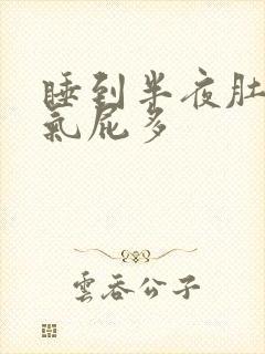 睡到半夜肚子胀气屁多封面