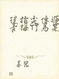 从指尖传递热情青梅竹马是消防员2季