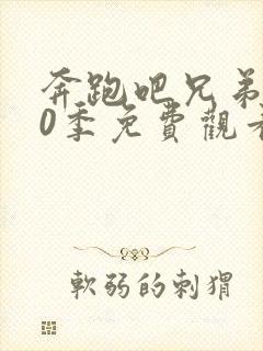 奔跑吧兄弟第20季免费观看完整版