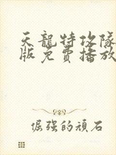 天龙特攻队国语版免费播放