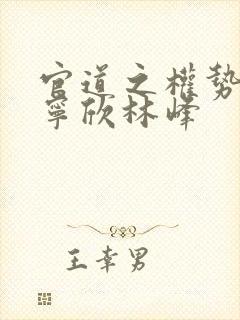 官道之权势滔天宁欣林峰