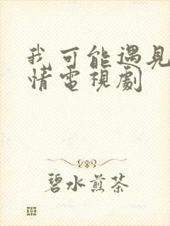 我可能遇见了爱情电视剧