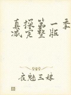 真探第一季无删减完整版